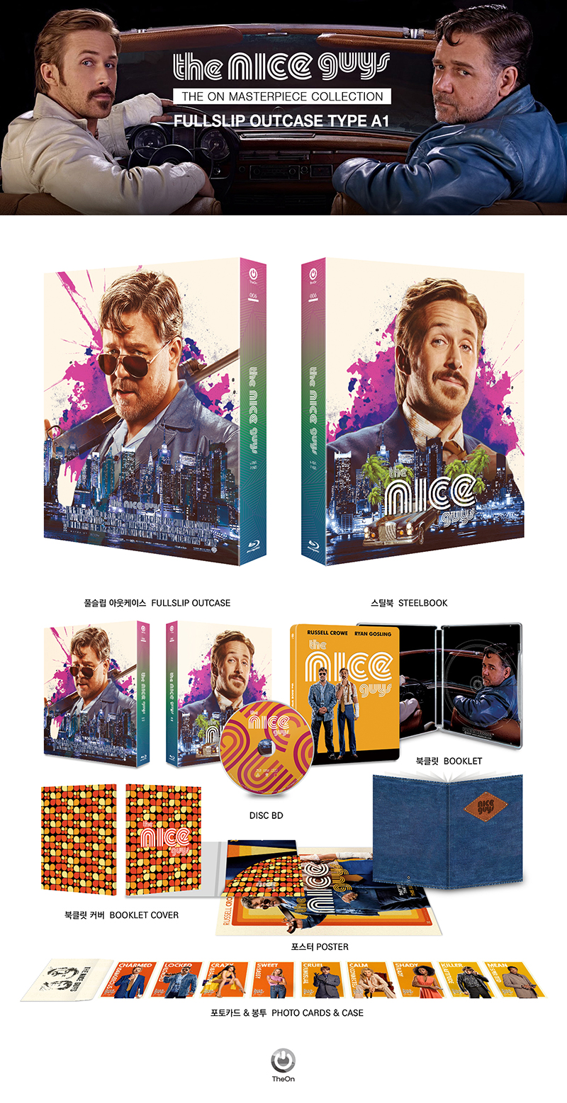 ARTWORK REVEAL - The Nice Guys (Blu-ray SteelBook) (The On